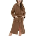 thumbnail image 2 of Ropa de cama Ropa infantil Albornoz grueso con capucha alargado Pijamas de terciopelo para niñas Camisón de poliéster para niñas, 2 of 7