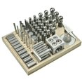 thumbnail image 1 of 56pc Dapping Punch Set Jumbo Doming & Steel Swage Block Pro Jewelry Forming Kit, 1 of 1