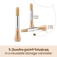 thumbnail image 2 of Juego de pinceles Honeysticks My First para bebés, paquete de 3, 2 of 6