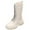 Beige, variant on Gubotare White Knee High Boots Girls Cowgirl Cowboy Western Boots Girls Mid Calf Riding Shoes Little Kid/Big Kid Size 3.5 (Beige,Big Kids 3.5)