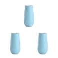 thumbnail image 4 of Billuyoard Copas de cóctel Suministros para el hogar Flauta de champán sin costura Vasos de acero inoxidable irrompibles Vaso de vino Azul claro Type1 NO1, 4 of 6