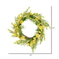 thumbnail image 2 of Vickerman 24" Artificial Yellow Sunflower Wreath., 2 of 2