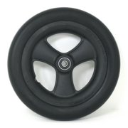 New Solutions CW166QPB 8 x 1.25 in. Caster Wheels with Hollow Spokes Urethane tires & Bearings for Wheelchair, Set of 2