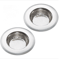 thumbnail image 1 of 2PCS Kitchen Sink Strainer - Stainless Steel, Large Wide Rim 4.5" Diameter, 1 of 6