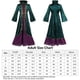 thumbnail image 3 of Cospaly Costume Outfit Witch Dress Green Robe Uniform Full Set Cosplay Dress Green Robes With Wig For Halloween Outfits Velvet Halloween Carnival Costumes, 3 of 7