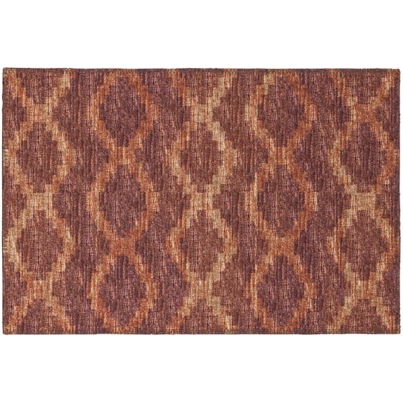 Addison Rugs Indoor/ Outdoor Addison Yuma Southwest Chevron Washable Area Rug 1'8" x 2'6" - Canyon