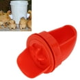 thumbnail image 4 of Chicken Feeder, Weather Proof Easy To Install Poultry Feeder 1 Hole Saw  For Duck Red, 4 of 8