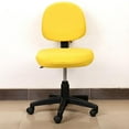 thumbnail image 1 of LNGOOR Office Chair Covers Stretchable Computer Universal Chair Seat Covers Stretch Rotating Chair Slipcovers Washable Spandex Desk Chair Cover Protectors Orange, 1 of 5