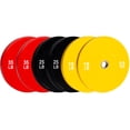 thumbnail image 2 of PRISP Olympic Bumper Weight Plate - Rubber Plate for 2 Inch Olympic Barbell with Steel Insert; Pairs, Sets and Single Plates Available, 2 of 9