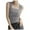 Grey, variant on OSOLU Solid Color Women Ribbed Square Neck Tank Tops Backless Sleeveless Tops Basic Shirts Summer Tops Versatile Dailywear