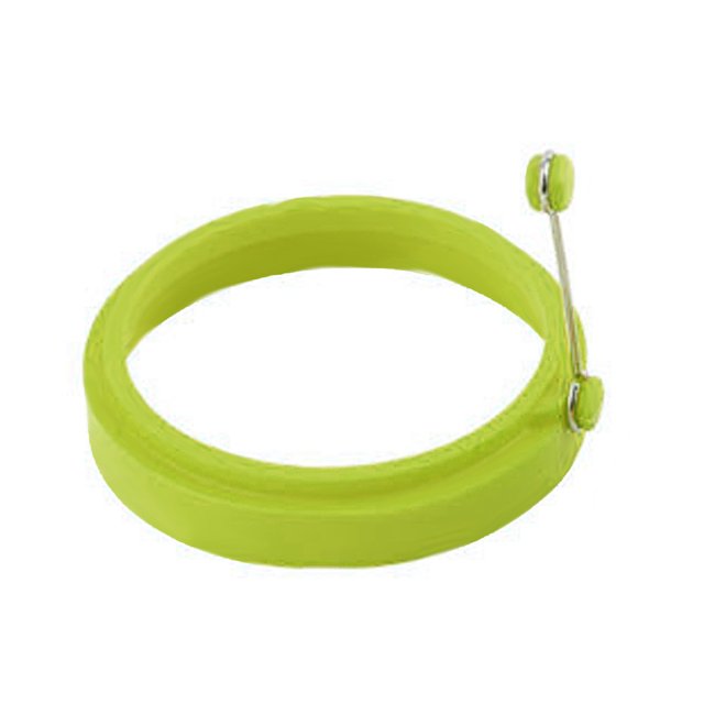 Anneaux Ronds en Silicone Anneau à Crêpes avec Poignées Friture Antiadhésive