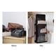 thumbnail image 2 of Organizador de bolsos para colgar, a prueba de polvo, con 3 estantes, para guardar bolsos, 2 of 7