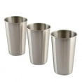 thumbnail image 4 of 3 PCS Premium Stainless Steel Cups 24 oz Pint Cup Tumbler (3 Pack) - Premium Metal Cups - Stackable Durable Cup，Chilling Beer Glasses, for Travel, Outdoor, Camping(50 ML), 4 of 9