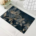 thumbnail image 6 of Diatomaceous Earth Bath Mat,Abstract dark flowers in golden line Non-Slip Volume Super Absorbent Fast Drying for Bathroom kitchen mat,Eco-Friendly Easy to Clean 16×24Inch (40 * 60cm), 6 of 6