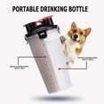 thumbnail image 3 of Portable Dog Water Bottle.with 2 Collapsible Bowls.2 In 1 Water Bottle And Food, 3 of 5