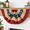 Burlap Patriotic, variant on 4th Of July Bunting 48 X 24 Burlap Patrifor