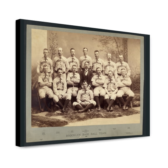 Canvas Print: Brooklyn Base Ball Team 1889