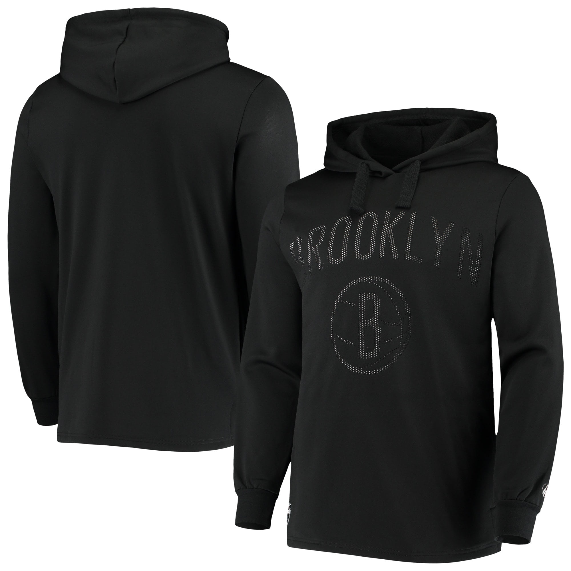 FISLL - Brooklyn Nets Contrast Perforated Pullover Hoodie ...