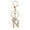 N, variant on Fashion Diamond Encrusted Metal Letter Jewelry Foreign Trade Alloy Flash Diamond 26 English Letter Keychains Bag Accessories