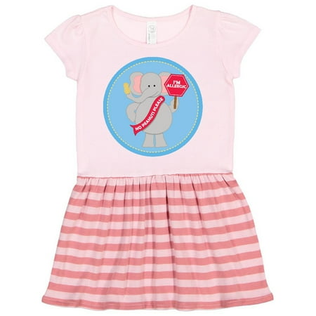 

Inktastic Peanut Allergy elephant Gift Toddler Girl Dress