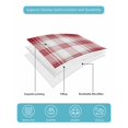 thumbnail image 5 of Red Checkered Twin XL Size Down Alternative Comforter, Lightweight Comforter Quilt Bedding Set with Pillow Shams Red White Plaid Farmhouse All Seasons Bed Comforter Duvet Insert 68"x98", 5 of 7
