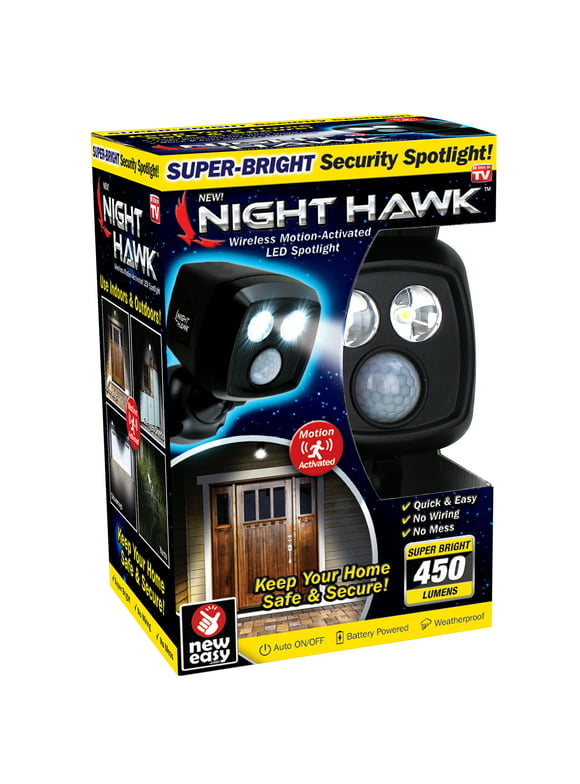 Night Hawk Wireless Home Safety Lighting, As Seen on TV