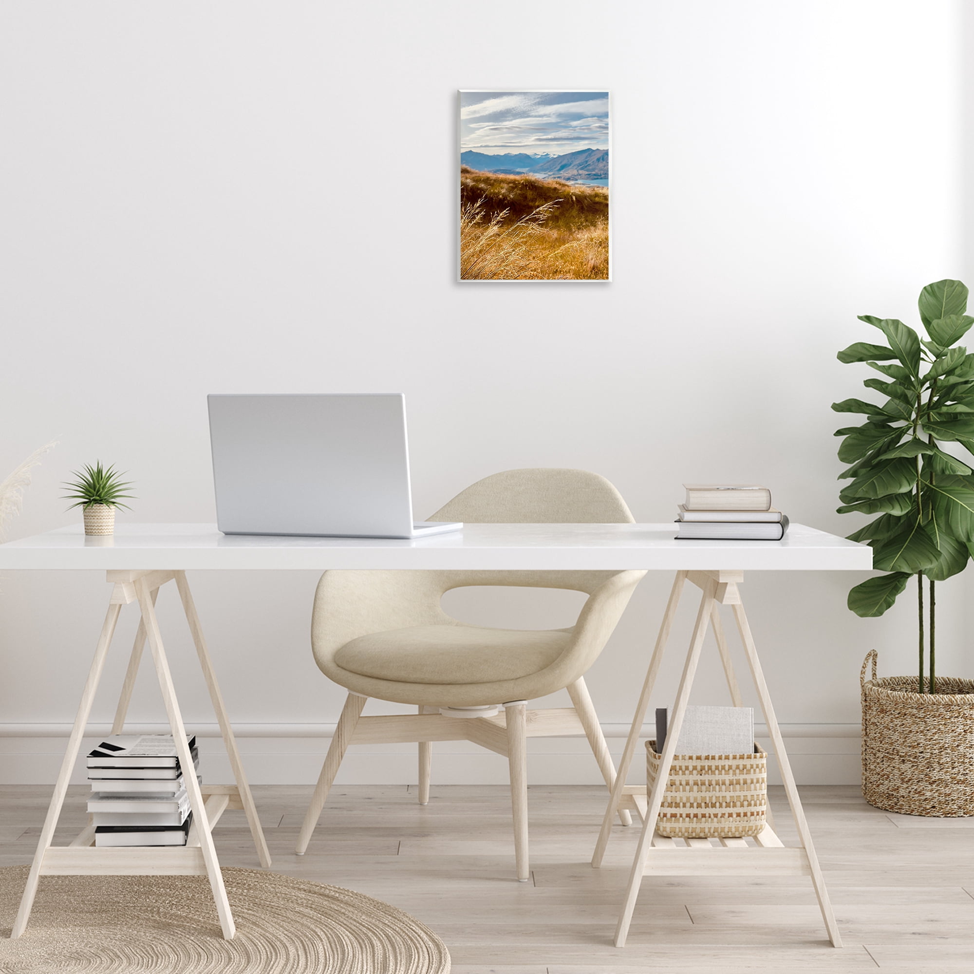 Stupell Industries Windblown Mountain Region Landscape Photography Unframed Art Print Wall Art, 11 x 14