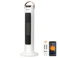 thumbnail image 3 of Ktaxon 24" Tower Space Heater, 1500W Smart Electric Heater with Thermostat, WiFi APP & Remote Control, 60° Oscillation, 9H Timer, for Indoor Bedroom Office Home, White, 3 of 12