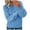 Light Blue, variant on Viikei Womens Tops Dressy Casual,Sweatshirts for Women Loose Fit,New Women's Fall and Winter Versatile Solid Color Outerwear Knitted Pullover Small Design Thickened Warm Sweater Knit Beige S