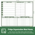 Menu Board Meal Planner for Fridge Dry Erase Weekly Dinner
