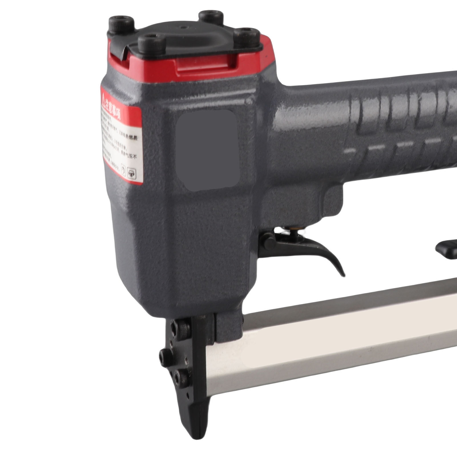 Rupoun Pneumatic Nailer U-Shape Air Nail Gun for Woodworking Flooring Roofing 100-Nail Capacity (0.24-0.51 inches / 6-13 mm)