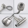 thumbnail image 5 of Wall Mounted Kitchen Faucet 360 Rotatable With Cold Water Kitchen Sink Mixer Tap Functions Single Cold Wall Mounted Faucet On Brushed Surface Spri n, 5 of 5