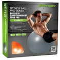thumbnail image 2 of Ballon de stabilité Iron Body Fitness Pro Series avec pompe, ballon d’exercice anti-éclatement, 2 of 7