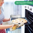 thumbnail image 7 of Two Pieces Of Square Heat Insulation Pad Oven Mitts 7x9.8 Inch Oven Microwave Kitchen Cooking Baking Cartoon Beautiful Little Mushroom, 7 of 7