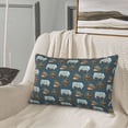 thumbnail image 5 of Lsque Miniature Ship In Bottle Pattern Pillow Case – Soft & Cozy Throw Pillow Cover, Hypoallergenic Cushion Case for Sleeping Women with Envelope Closure-20"x30", 5 of 6