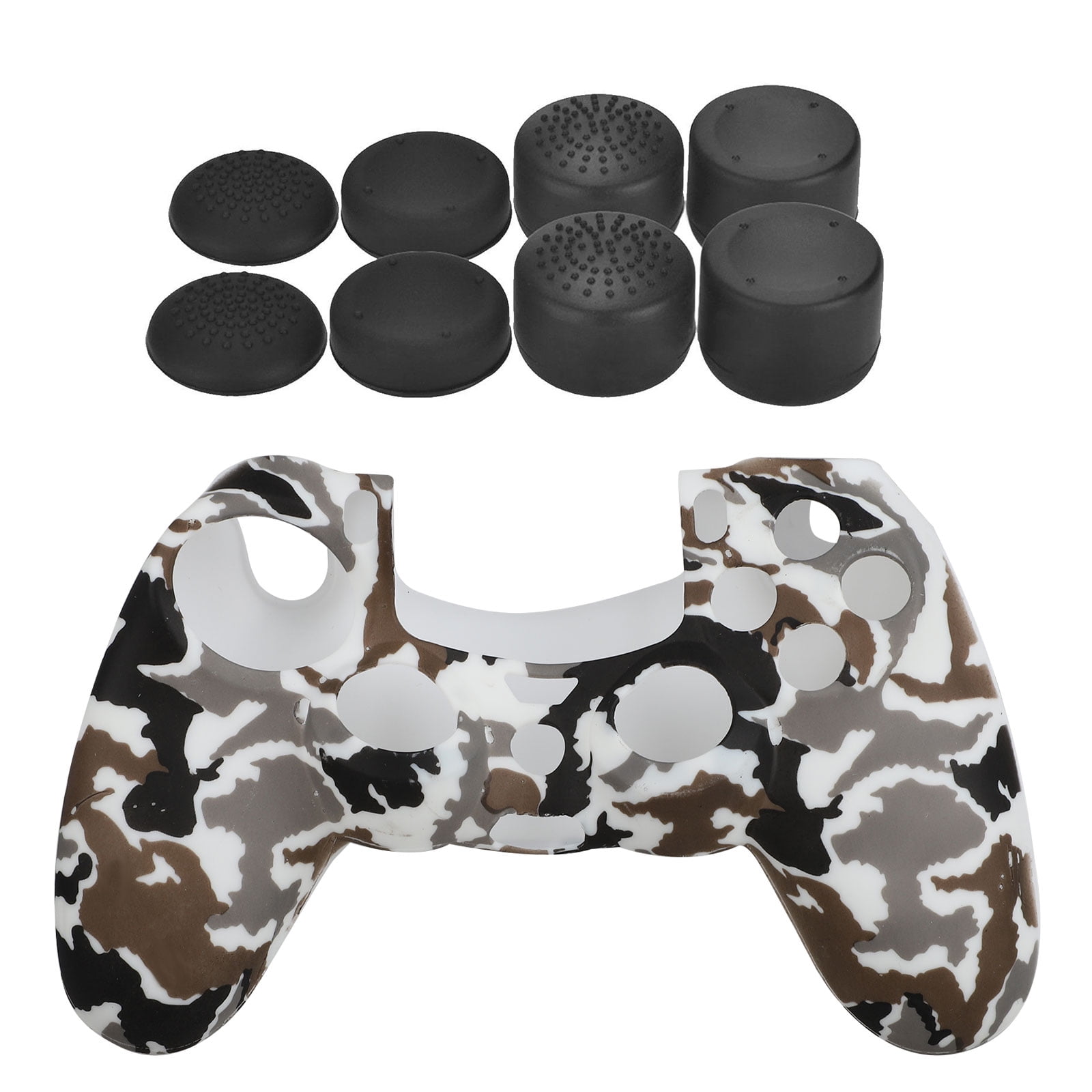 Eeekit Camouflage Silicone Gel Controller Cover Skin Protector Compatible For Sony Playstation 4 Ps4 Ps4 Slim Ps4 Pro Controller 2x Controller Camouflage Cover With 8 X Fps Pro Thumb Grip Caps Walmart Com - eeeeee roblox amino