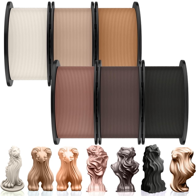 Filamento Pangda Multicolor PLA para impresora 3D, 1,75 mm y 1,5 kg
