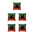 thumbnail image 1 of Redempat Home Decoration Cushion Covers In Various Colors For Fit Soft Durable W0134-15 5Set, 1 of 6