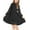 Black, variant on Arshiner Flypigs Tween Girls Long Sleeve Fall Dresses Swiss Dot Casual Party Dress