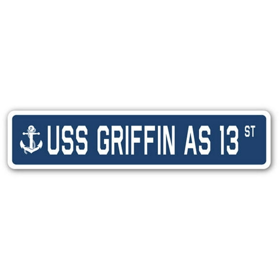 USS GRIFFIN AS 13 Street Sign us navy ship veteran sailor gift