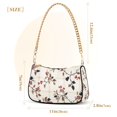thumbnail image 3 of FORMRS Womens Shoulder Bag with Chain Strap Clutch Purse Cute Tote Handbag, Floral Plaid, 3 of 7