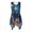 Galaxy & Planets Print, variant on HELLHERO Asymmetric Hem Midi Dress, Blue Butterfly Flower Print Side Pockets Ladies Irregular Hem Midi Dress, Pleated Sleeveless Sleeveless Sundress for Party