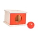 thumbnail image 2 of Caja de permanencia de objetos, juego de aprendizaje temprano, bloques de reconocimiento de colores para bebés rojo, 2 of 9