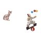 thumbnail image 5 of Figura decorativa de gato , escultura, adorno para chimenea, mesa, centro de mesa, vitrina, comedor, escritorio, colección, regalo, 5 of 8