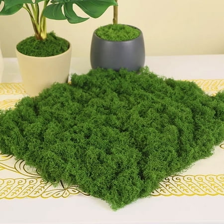 150G Artificial Moss for DIY Crafts & Home Decor – Realistic Green Fake Moss for Terrariums, Floral Arrangements, Mini Gardens & Fairy Landscapes