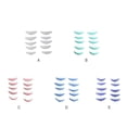 thumbnail image 2 of Seitruly 5 pares de rizadores de pestañas, herramienta para levantar pestañas, práctico cepillo de pelo para ojos domésticos para adultos, Pinceles de maquillaje y herramientas Transparente, 2 of 6