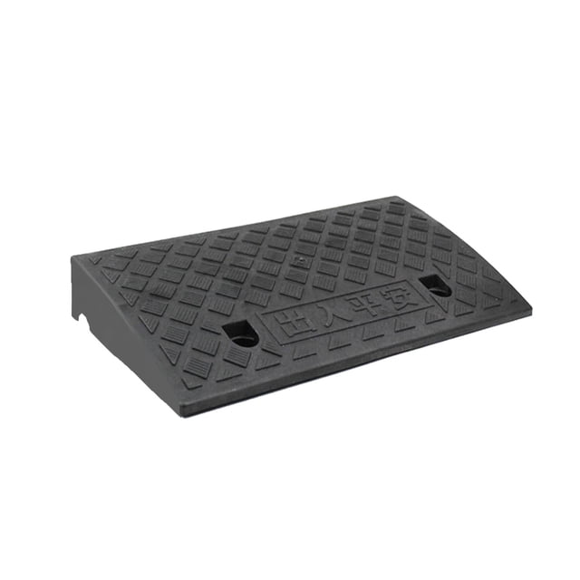 Alfombrilla triangular antideslizante para rampa de , almohadilla de umbral resistente a roturas, escalón de coche para entrada, estacionamiento D