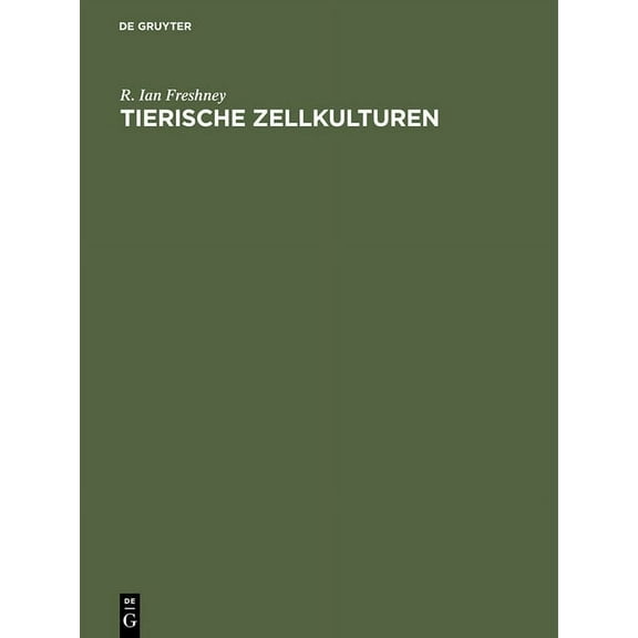 Tierische Zellkulturen (Hardcover)