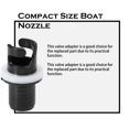 thumbnail image 4 of Sidaley Pack of 2 Valve Adapter Handy Rubber Installation Inflatable Tools Gasket Water Kayak Accessories Craftsmanship Hose Connector Type3, 4 of 6