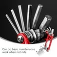thumbnail image 3 of WHAMVOX 1pc 11 in 1 Multi-Function Bike Tool Foldable Bike Repair Kits, 3 of 8